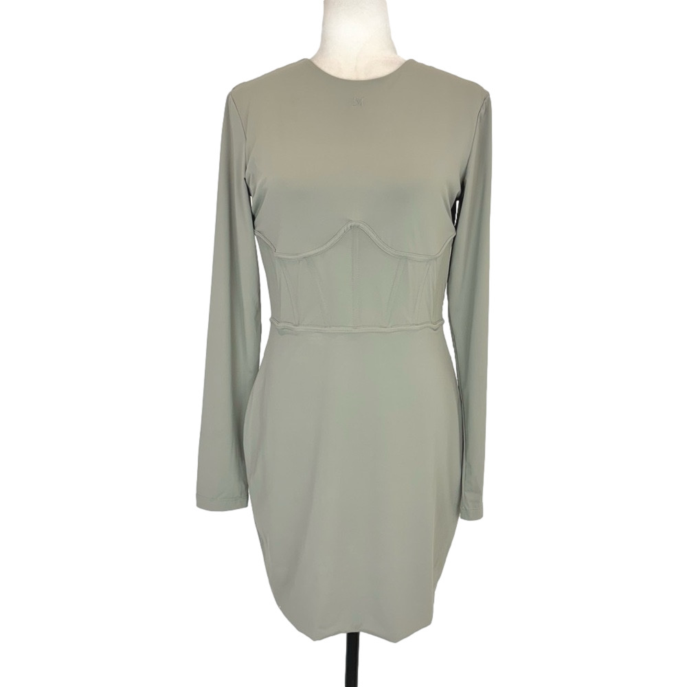 Meshki sage corset dress